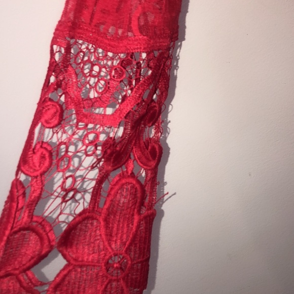 🔥J GEE RED LACE DRESS - Picture 5 of 7